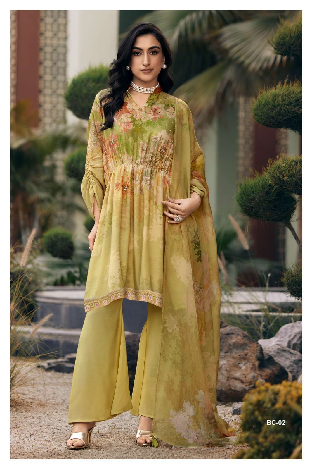 BOTANICA SERIES 01 TO 04 BY VARSHA DESIGNER DIGITAL PRINTED WITH EMBROIDERY AND HAND WORK MUL COTTON SUITS ARE AVAILABLE AT WHOLESALE PRICE