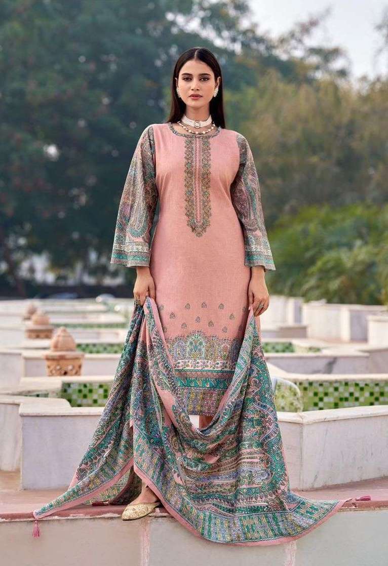 DAHLIA SERIES 1001 TO 1006 BY MUMTAZ ARTS DESIGNER DIGITAL PRINTED AND EMBROIDERY WORK VISCOSE ZAM SUITS ARE AVAILABLE AT WHOLESALE PRICE