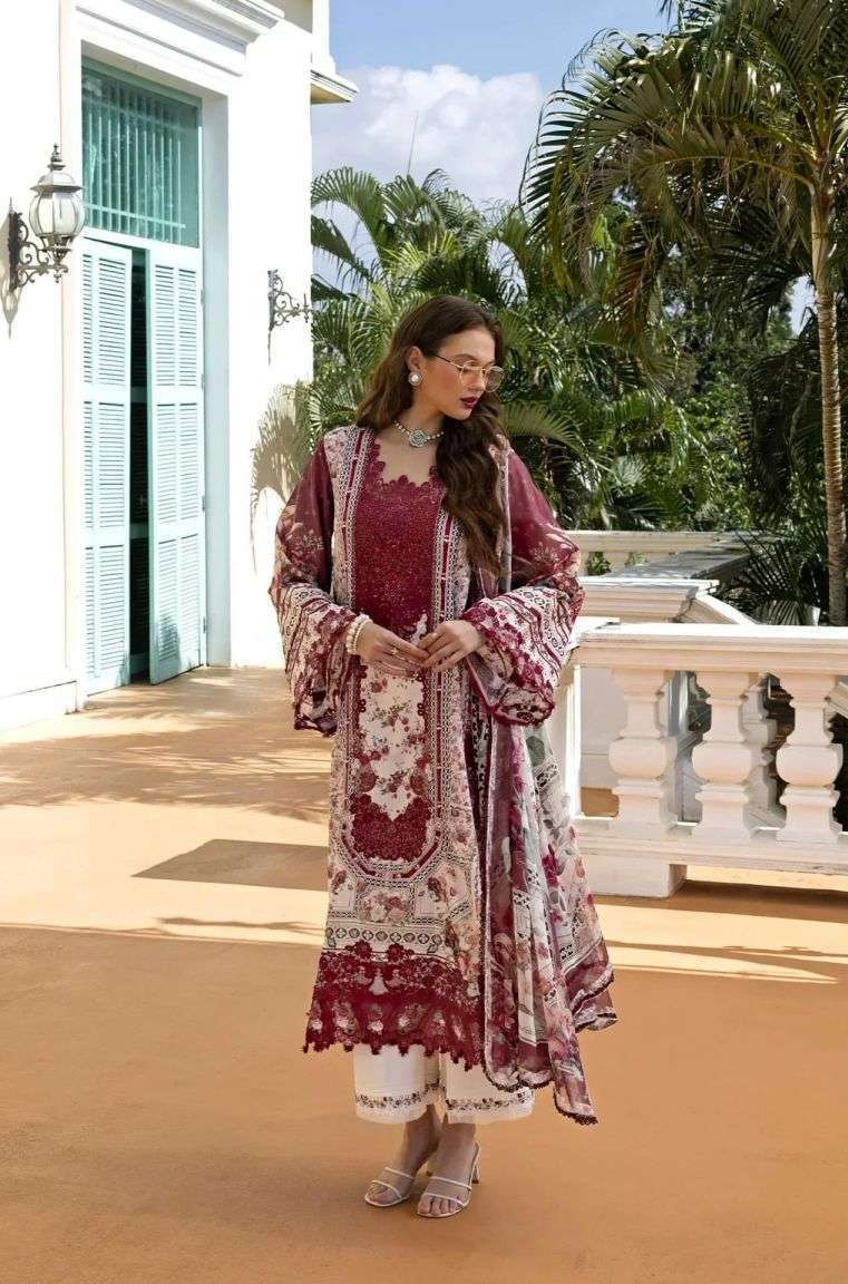 ELAF SIGNATURE NX SERIES BY DEEPSY DESIGNER EMBROIDERY WORK COTTON SUITS ARE AVAILABLE AT WHOLESALE PRICE