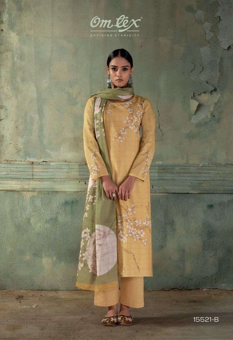 FALAK SERIES 15521 BY OMTEX DESIGNER DIGITAL PRINTED AND HAND WORK LAWN COTTON SUITS ARE AVAILABLE AT WHOLESALE PRICE