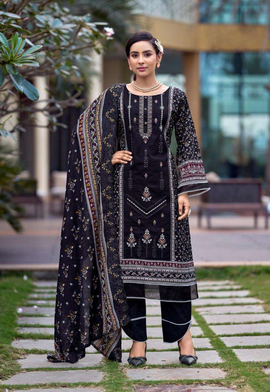 MADHUBALA VOL-15 SERIES 2013 TO 2019 BY LEVISHA DESIGNER CAMBRIC LAWN COTTON PRINTED AND WORK SUITS ARE AVAILABLE AT WHOLESALE PRICE