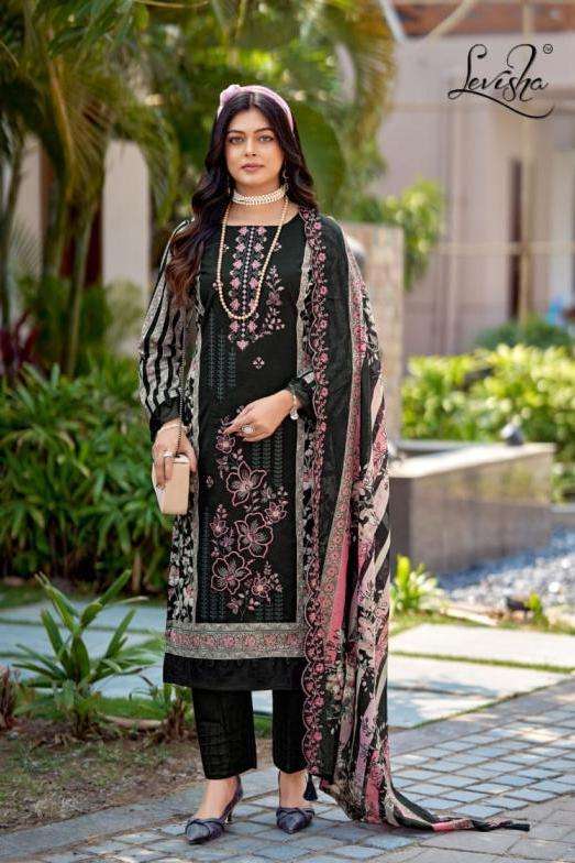 MADHUBALA VOL-16 SERIES 1001 TO 1006 BY LEVISHA DESIGNER CAMBRIC LAWN COTTON PRINTED AND WORK SUITS ARE AVAILABLE AT WHOLESALE PRICE