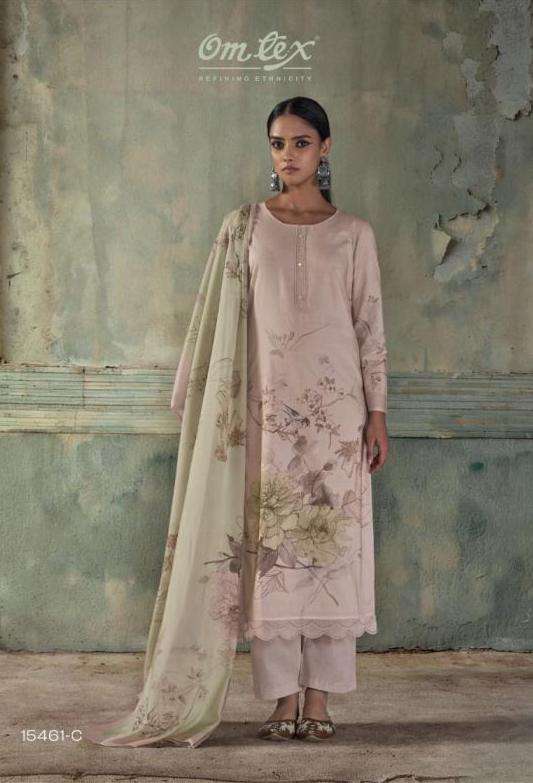 MAIRA SERIES 15461 BY OMTEX DESIGNER DIGITAL PRINTED AND EMBROIDERY WORK LAWN COTTON SUITS ARE AVAILABLE AT WHOLESALE PRICE