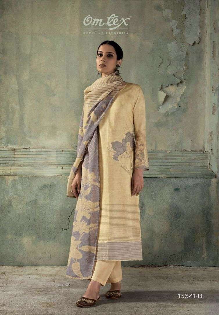 NAZRANA SERIES 15541 TO 15543 BY OMTEX DESIGNER DIGITAL PRINTED AND EMBROIDERY WOTK LAWN COTTON SUITS ARE AVAILABLE AT WHOLESALE PRICE