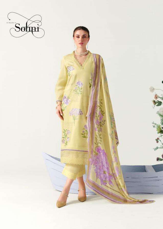ORCHID SERIES 791 TO 794 BY SOHNI KIMORA DESIGNER PRINTED AND WORK COTTON LAWN SUITS ARE AVAILABLE AT WHOLESALE PRICE