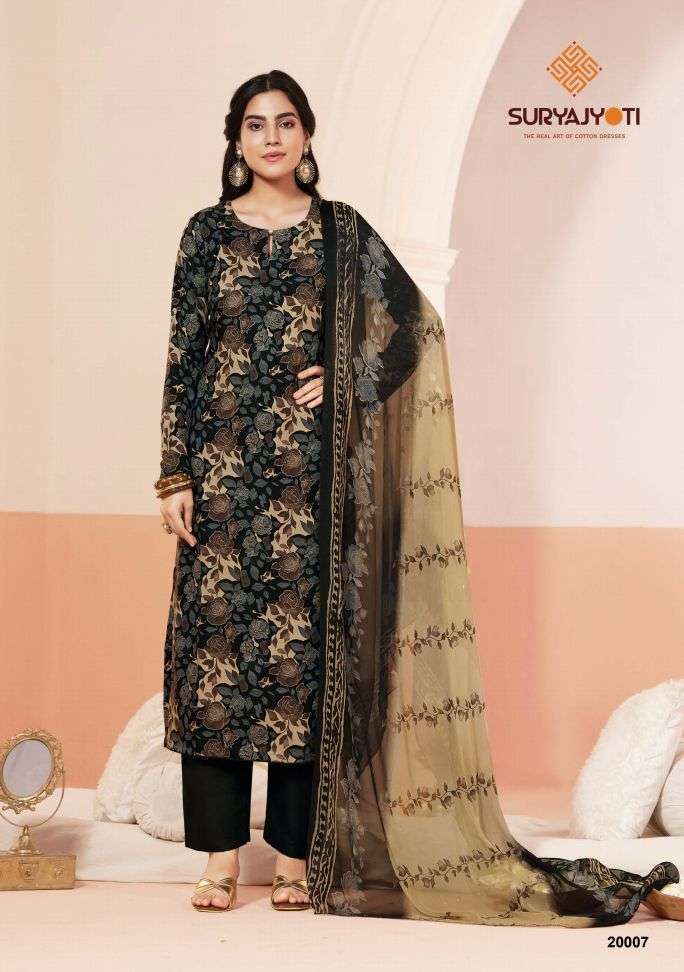 PRINCESS VOL-20 SERIES 20001 TO 20010 BY SURYAJYOTI DESIGNER WITH PRINTED RAYON SUITS ARE AVAILABLE AT WHOLESALE PRICE