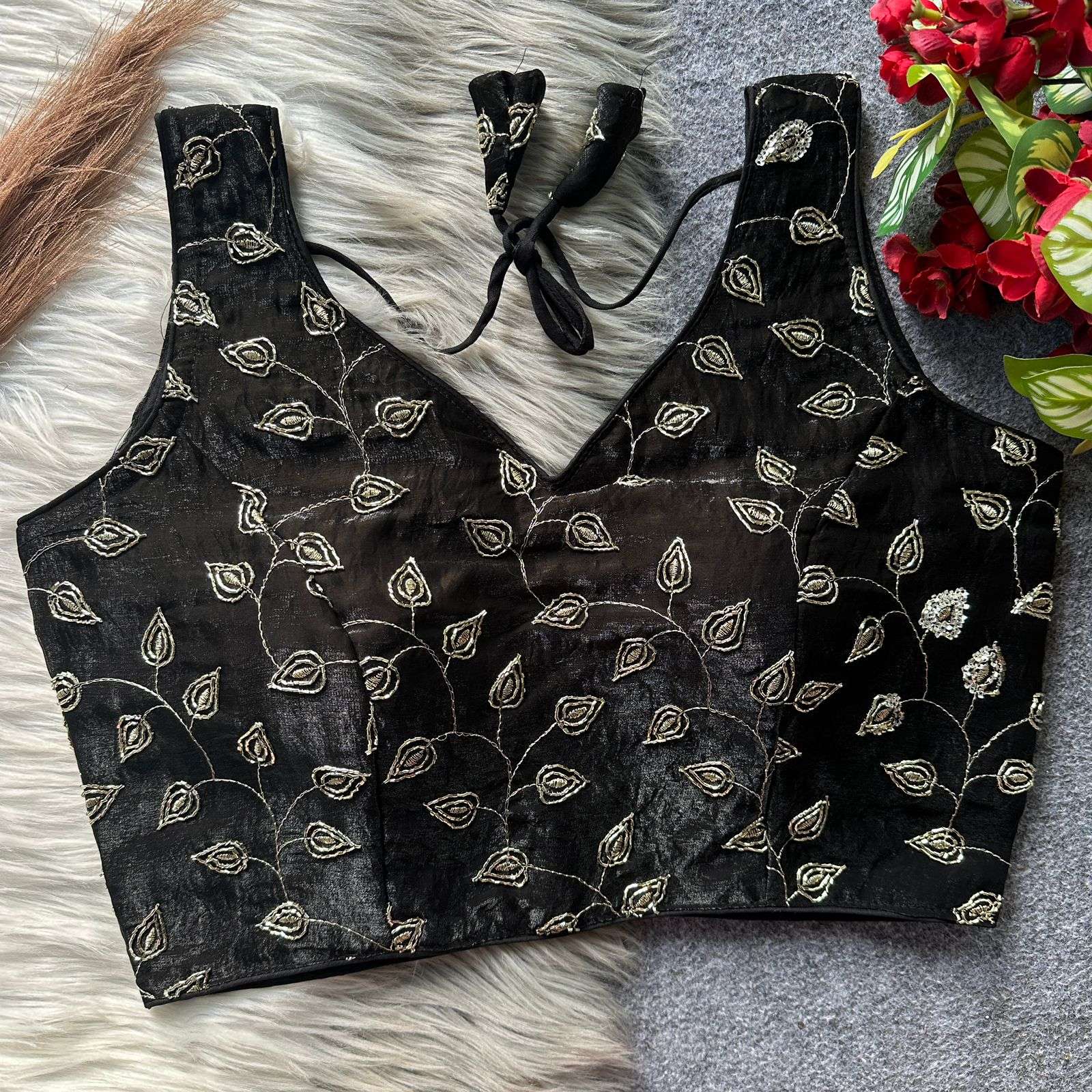 READYMADE BLOUSE SERIES 421 DESIGNER HEAVY WORK FANDY SILK PARTY WEAR READYMADE BLOUSE ARE AVAILABLE AT WHOLESALE PRICE
