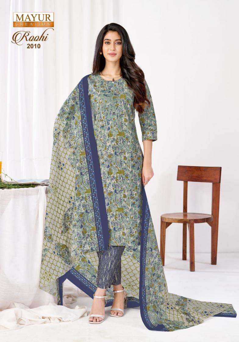 ROOHI VOL-2 SERIES 2001 TO 2010 BY MAYUR DESIGNER PRINTED COTTON SUITS ARE AVAILABLE AT WHOLESALE PRICE