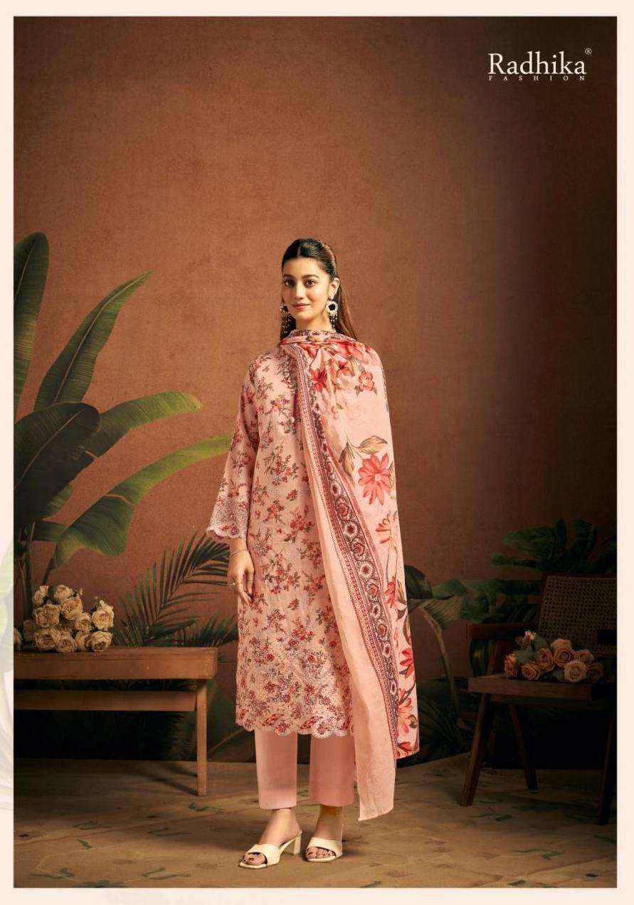 SAIRA SERIES 111 BY RADHIKA AZARA DESIGNER PRINTED AND EMBROIDERY WORK LAWN SUITS ARE AVAILABLE AT WHOLESALE PRICE
