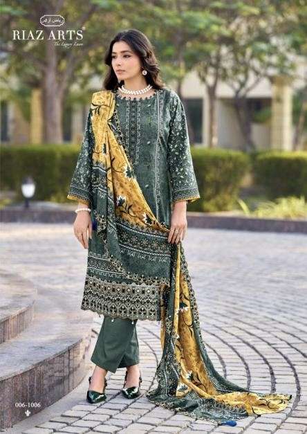 BIN SAEED VOL-16 SERIES 1001 TO 1006 BY RINAZ ARTS DESIGNER PRINTED AND EMBROIDERY WORK CAMBRIC LAWN COTTON SUITS ARE AVAILABLE AT WHOLESALE PRICE 