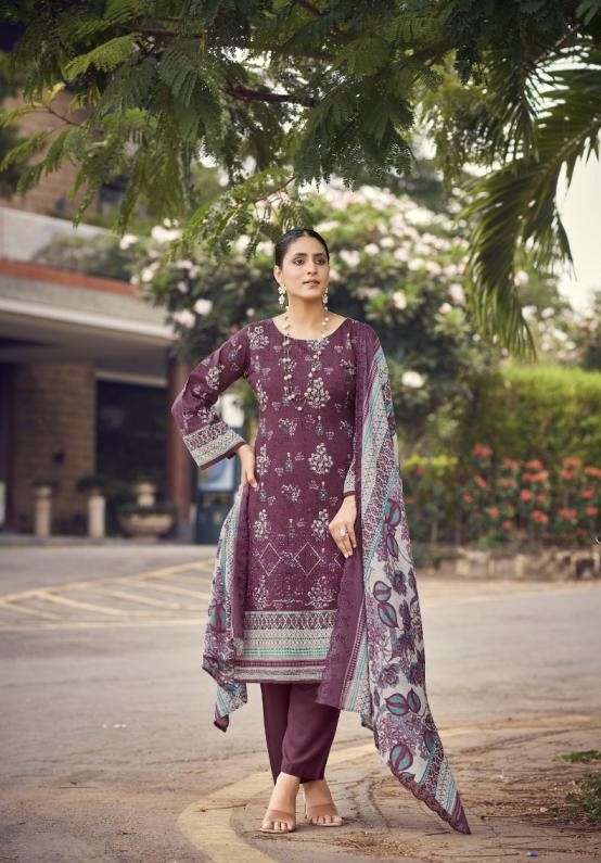 COCO SERIES 114 BY AZARA DESIGNER PRINTED AND WORK LAWN SUITS ARE AVAILABLE AT WHOLESALE PRICE 