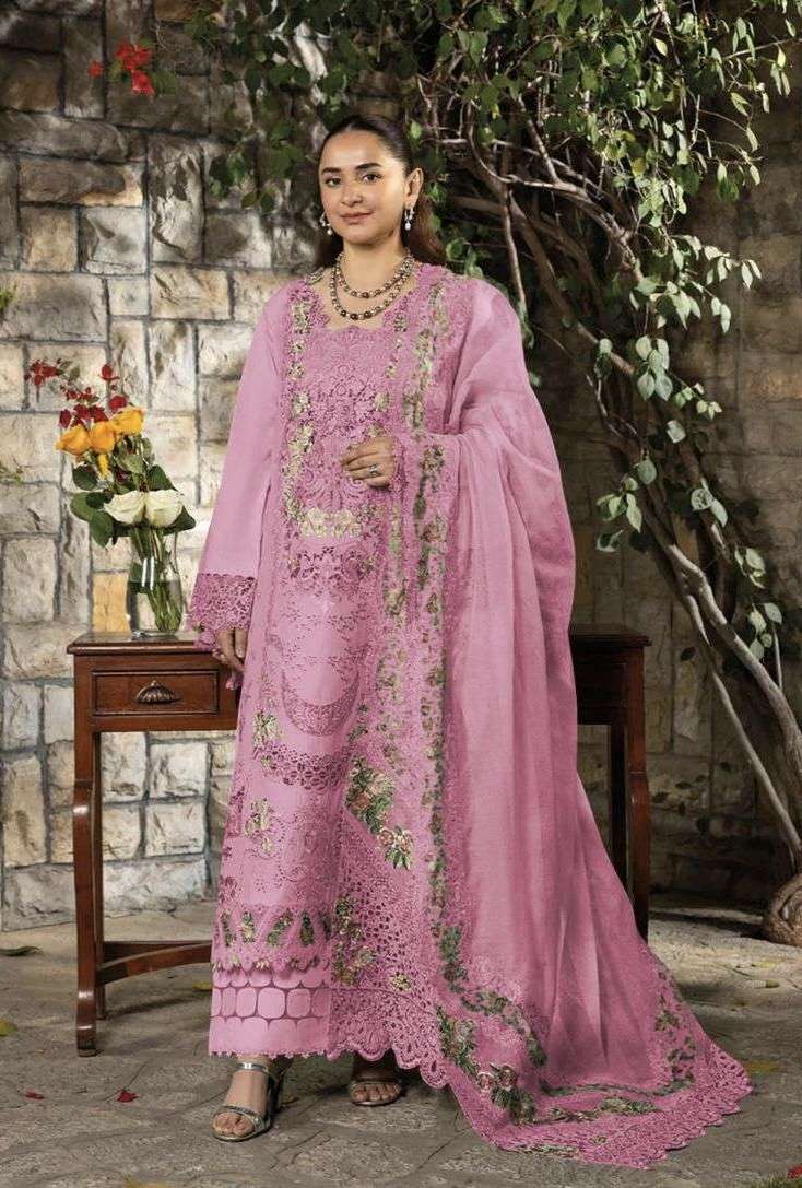 ELAF PREMIUM VOL-3 SERIES 1745 BY DEEPSY DESIGNER EMBROIDERY WORK COTTON SUITS ARE AVAILABLE AT WHOLESALE PRICE 
