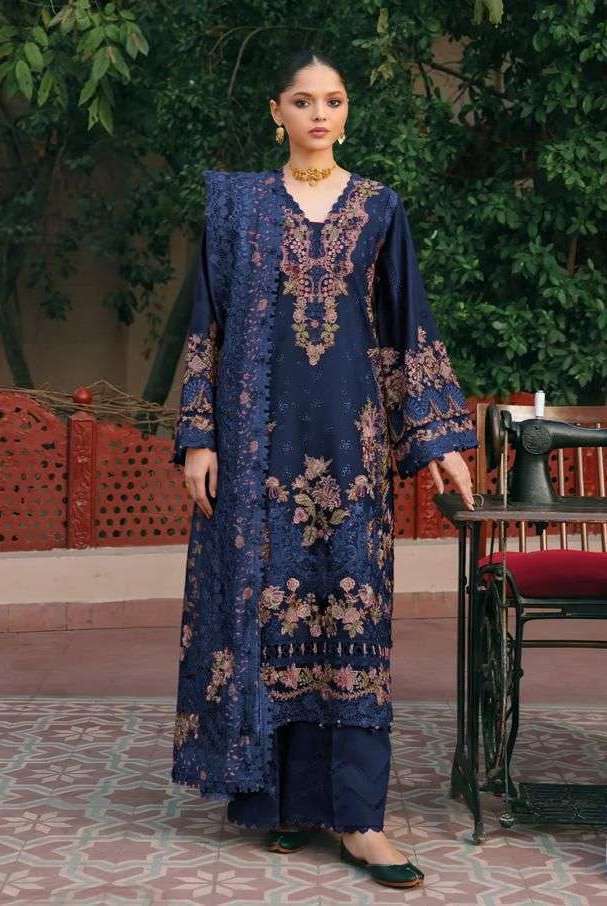 ELAF PREMIUM VOL-4 SERIES 1902A TO 1902D BY DEEPSY DESIGNER EMBROIDERY WORK COTTON SUITS ARE AVAILABLE AT WHOLESALE PRICE