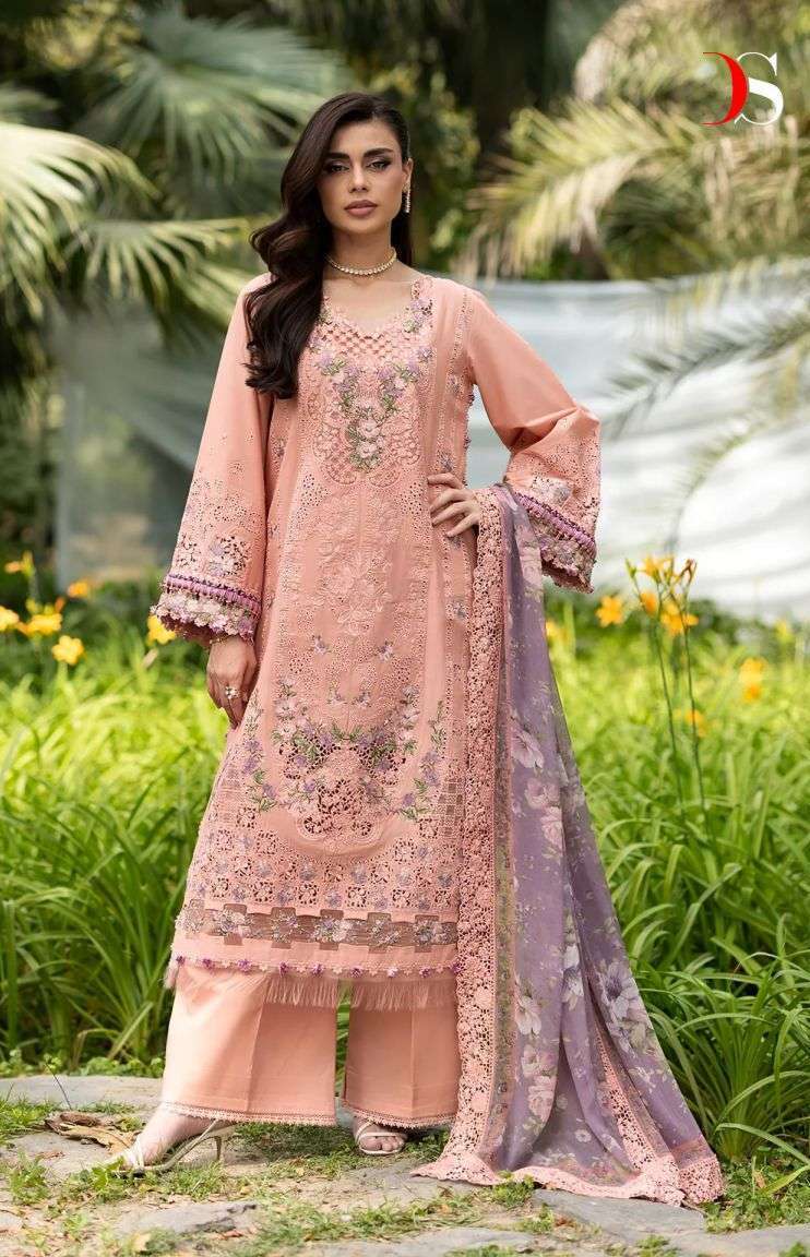 ELAF PREMIUM VOL-6 SERIES 2041 TO 2046 BY DEEPSY DESIGNER EMBROIDERY WORK COTTON SUITS ARE AVAILABLE AT WHOLESALE PRICE