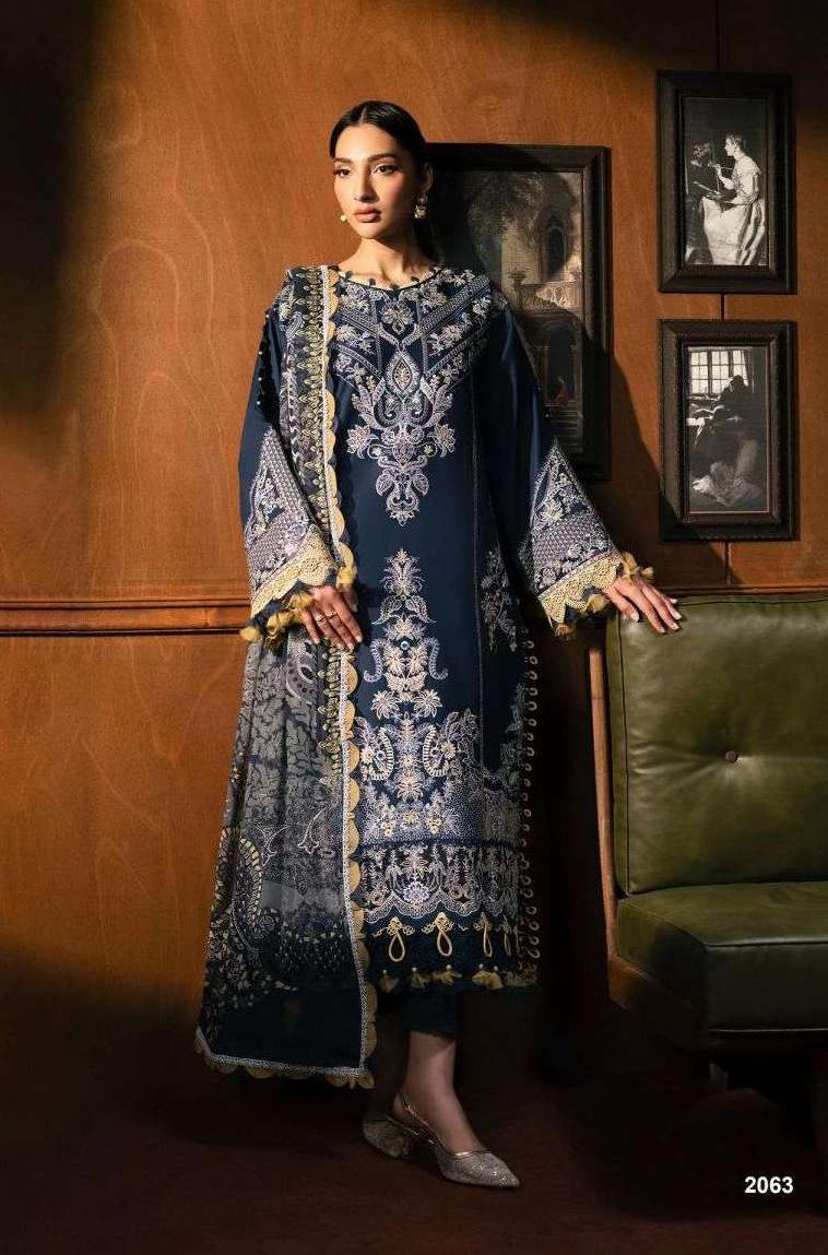 JADE LE PREMIER VOL-2 SERIES 2061 TO 2064 BY DEEPSY DESIGNER EMBROIDERY WORK COTTON SUITS ARE AVAILABLE AT WHOLESALE PRICE