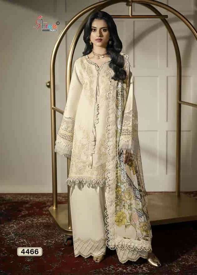 JADE LE PREMIUM LAWN COLLECTION VOL-2 SERIES 4461 TO 4466 BY SHREE FABS DESIGNER EMBROIDERY WORK COTTON SUITS ARE AVAILABLE AT WHOLESALE PRICE 