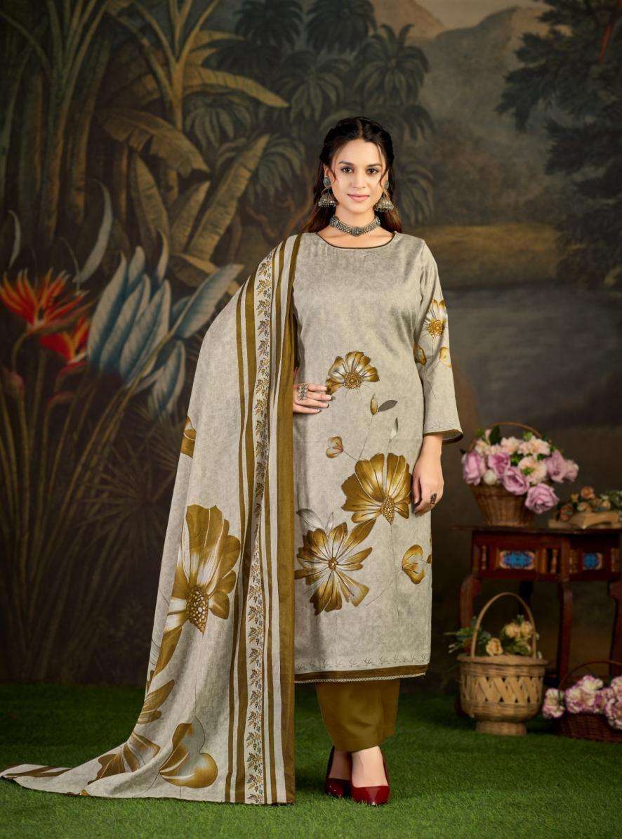 KAYKA SERIES 1230 BY RADHIKA AZARA DESIGNER DIGITAL PRINTED AND HAND WORK ZAM COTTON SUITS ARE AVAILABLE AT WHOLESALE PRICE