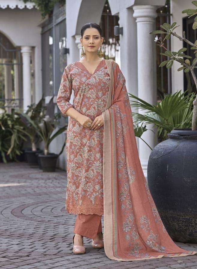 MEHAR SERIES 4225 TO 4228 BY RIVAA DESIGNER DIGITAL PRINTED AND EMBROIDERY WORK ITALIAN LAWN SUITS ARE AVAILABLE AT WHOLESALE PRICE 