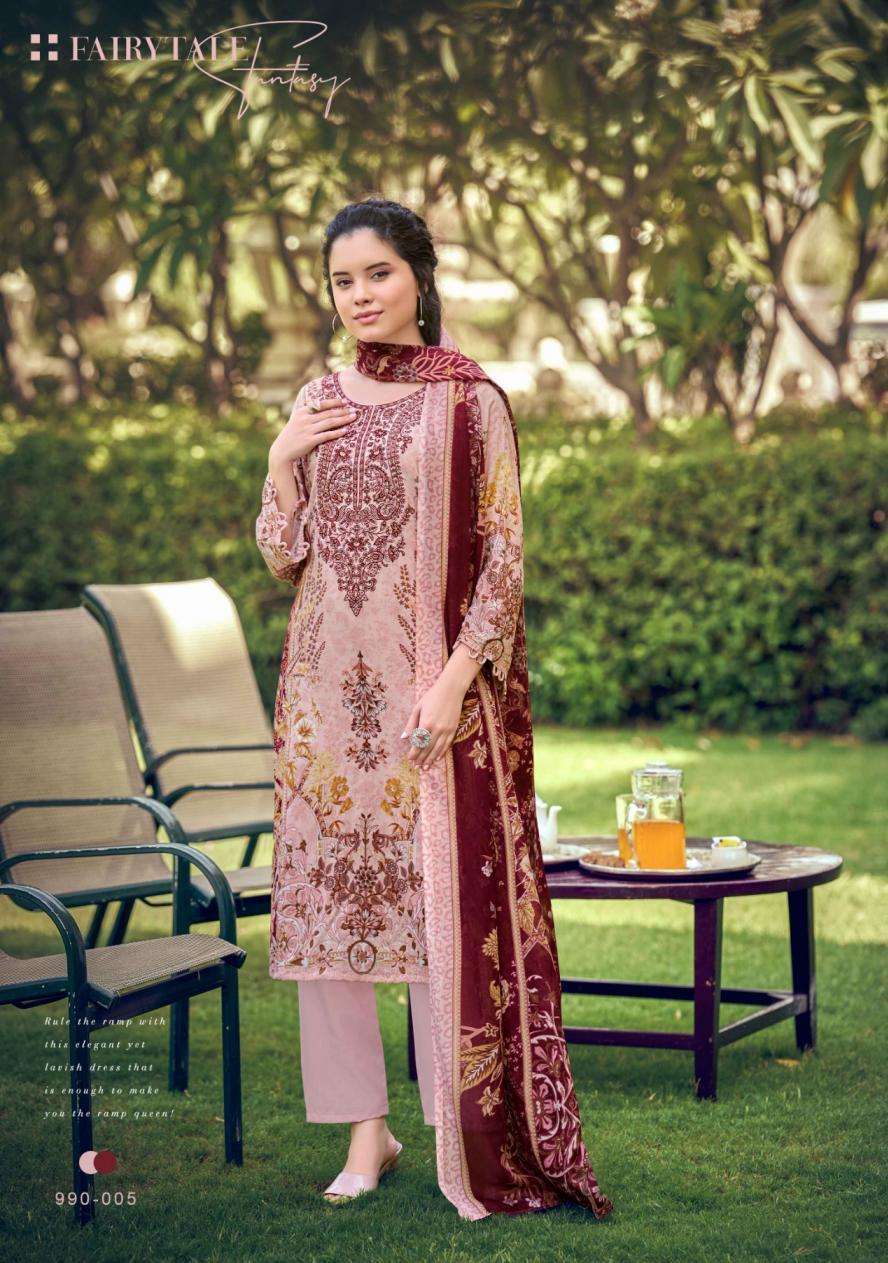 NAIRA VOL-149 SERIES 990 BY BELLIZA DESIGNER PRINTED AND WORK COTTON SUITS ARE AVAILABLE AT WHOLESALE PRICE