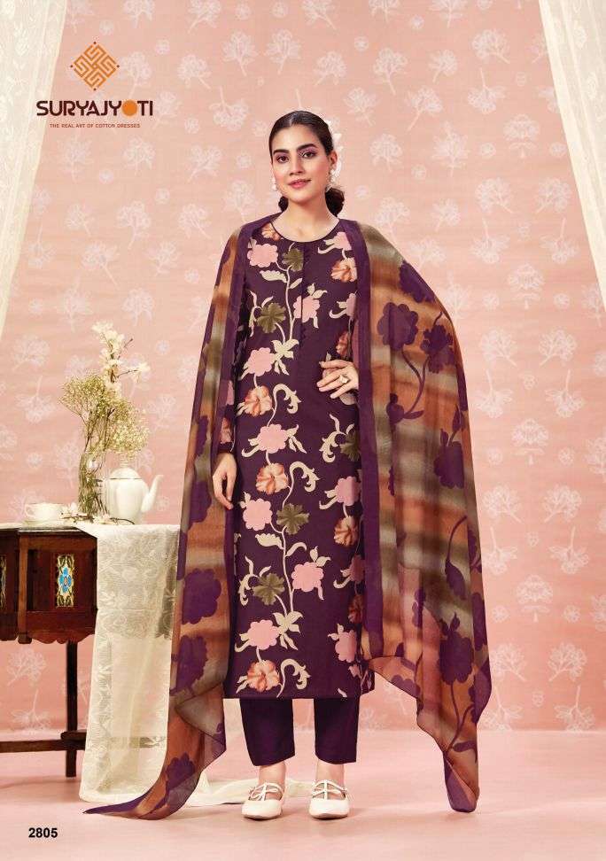 NARGIS COTTON VOL-28 SERIES 28001 TO 28010 BY SURYAJYOTI DESIGNER WITH PRINTED COTTON SUITS ARE AVAILABLE AT WHOLESALE PRICE