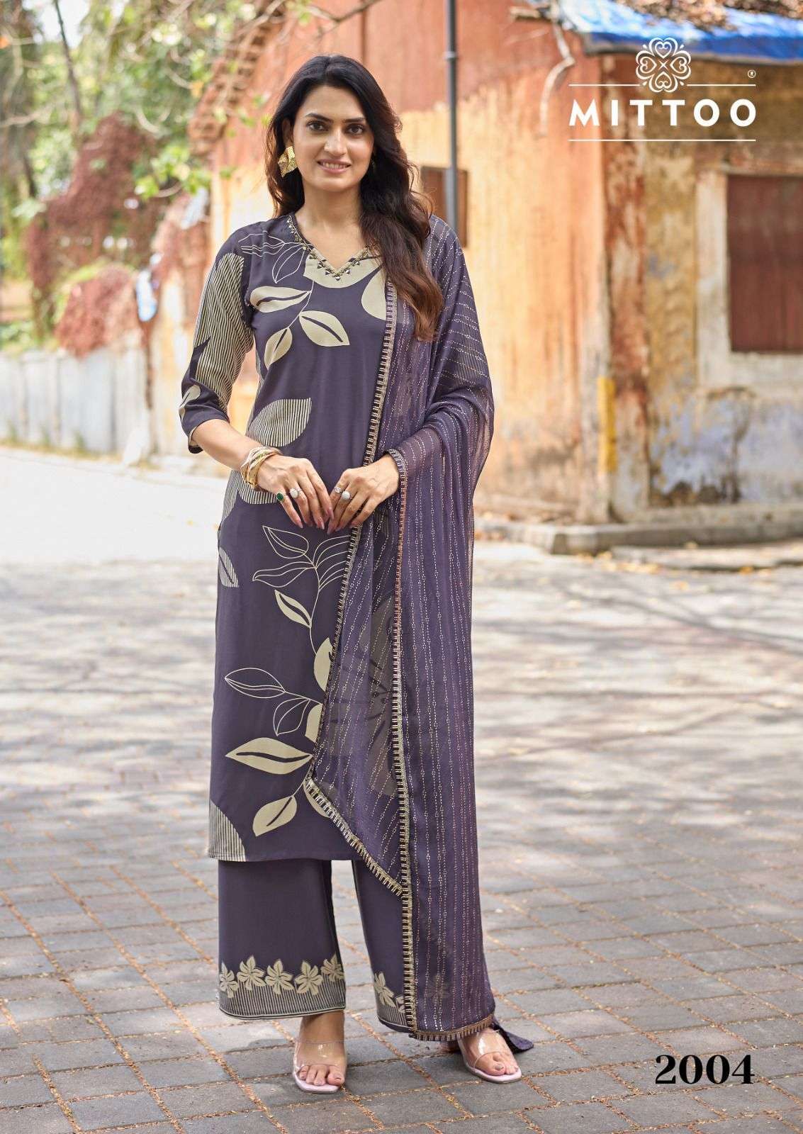  NATASHA SERIES 2001 TO 2006 BY MITTO DESIGNER PRINTED RAYON KURTI WITH BOTTOM AND DUPATTA ARE AVAILABLE AT WHOLESALE PRICE
