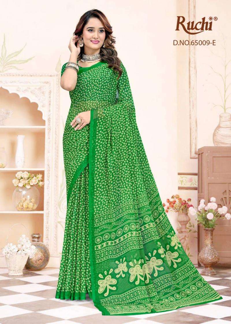 SUPER STAR CHIFFON VOL-248 SERIES 65007 SAREE BY RUCHI DESIGNER PRINTED CHIFFONE SAREE ARE AVAILABLE AT WHOLESALE PRICE