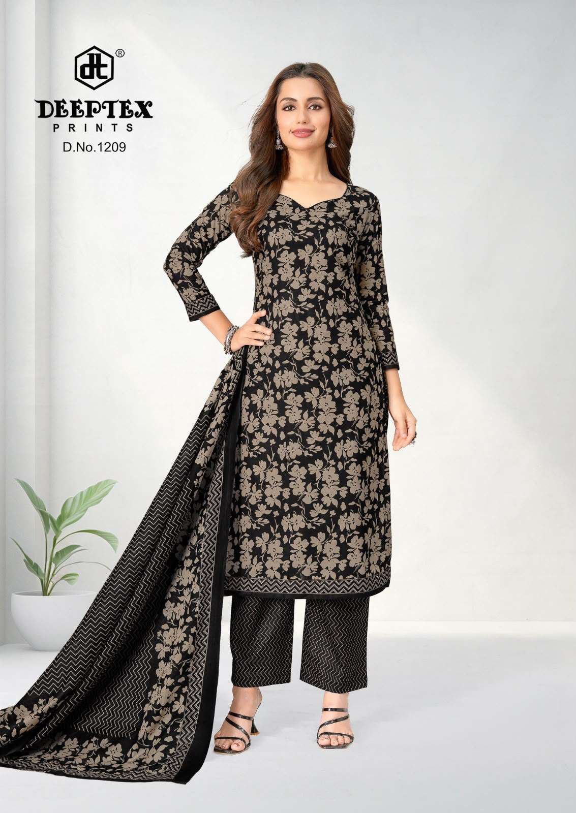 AALIZA VOL-12 SERIES 12001 TO 12010 BY DEEPTEX DESIGNER WITH PRINTED COTTON SUITS ARE AVAILABLE AT WHOLESALE PRICE