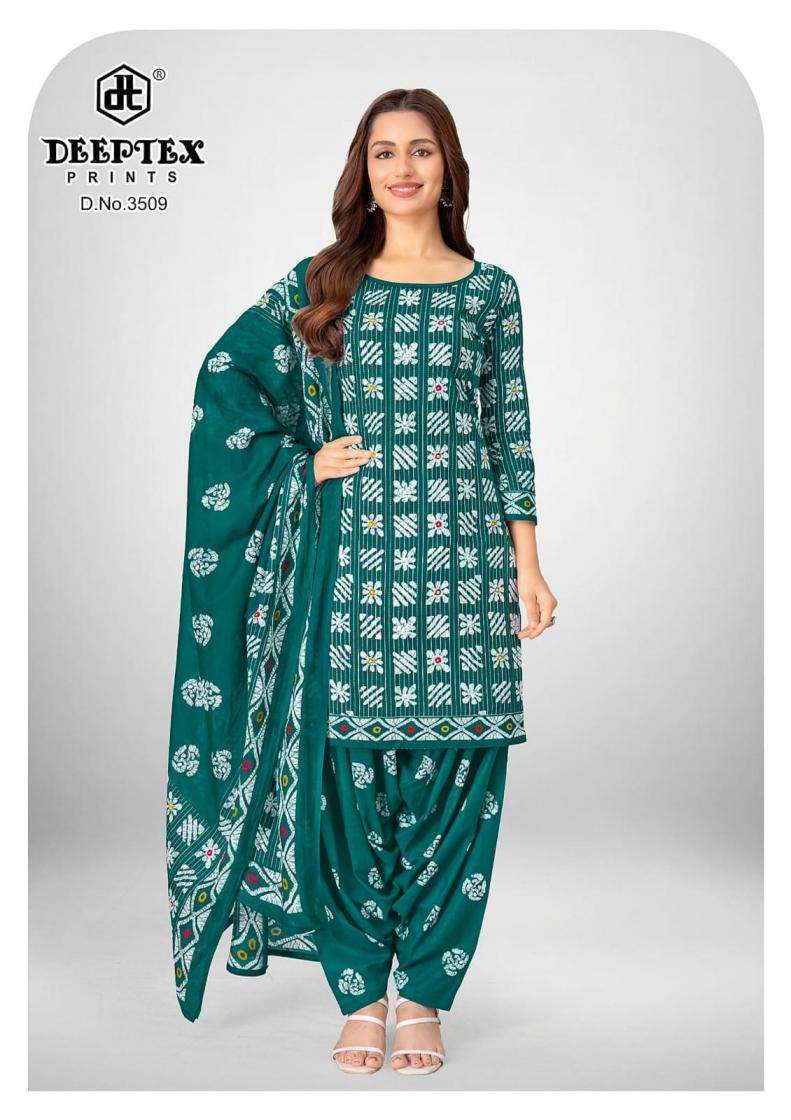 BATIK PLUS VOL-35 SERIES 3501 TO 3510 BY DEEPTEX DESIGNER WITH PRINTED COTTON SUITS ARE AVAILABLE AT WHOLESALE PRICE