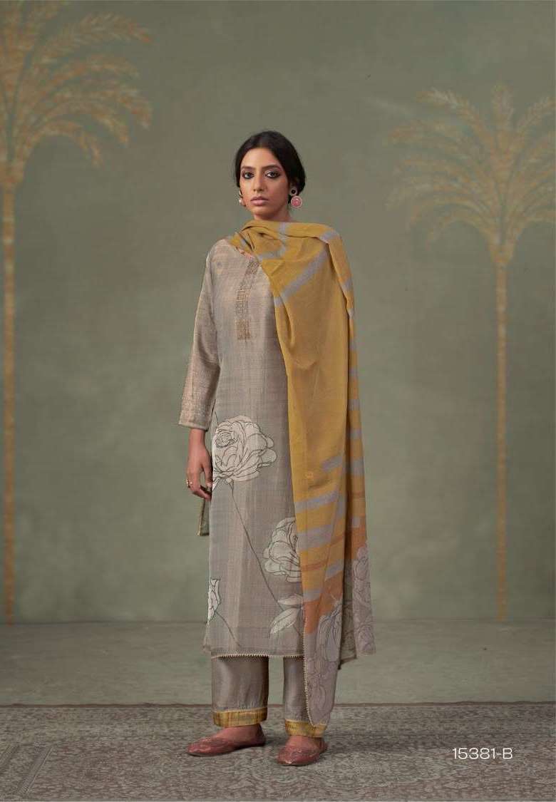 KALAKARI SERIES 15381 BY OMTEX DESIGNER DIGITAL PRINTED AND HAND WORK KANJIVARAM SILK SUITS ARE AVAILABLE AT WHOLESALE PRICE