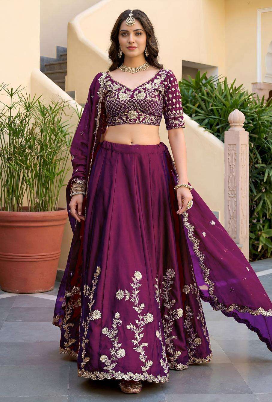 ZEEL VOL-36 SERIES 5135 BY ZEEL DESIGNER EMBROIDERY WORK RANGOLI SILK LEHENGA CHOLI ARE AVAILABLE AT WHOLESALE PRICE