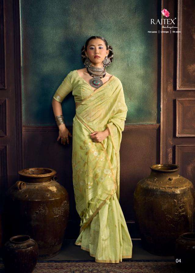 AMRIT SERIES 01 TO 06 SAREE BY RAJTEX DESIGNER HANDLOOM WEAVING MUNGA COTTON SAREE ARE AVAILABLE AT WHOLESALE PRICE