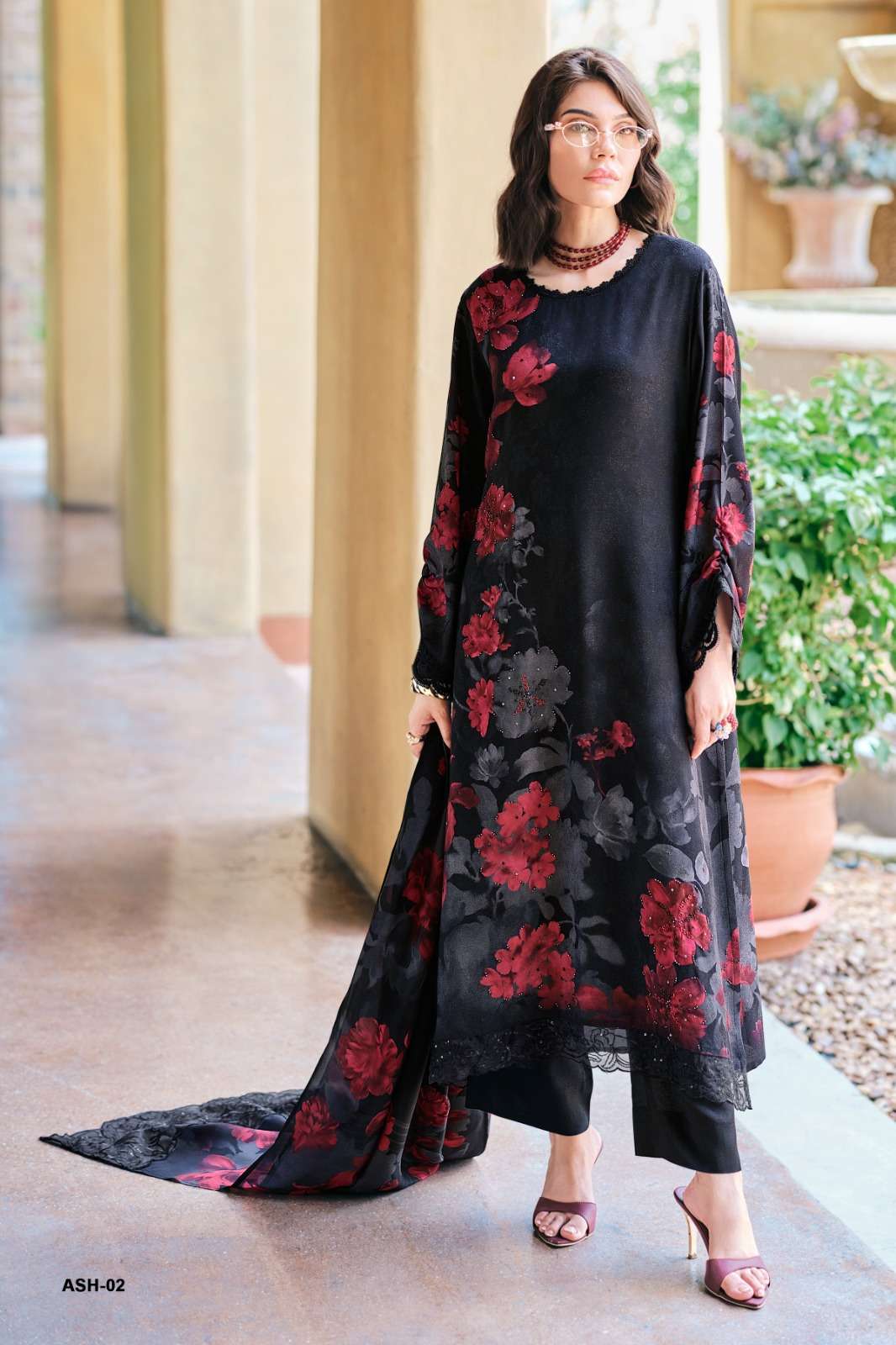 ASH SERIES 01 TO 04 BY VARSHA DESIGNER DIGITAL PRINT AND HAND WORK VISCOSE WOVEN SUITS ARE AVAILABLE AT WHOLESALE PRICE 