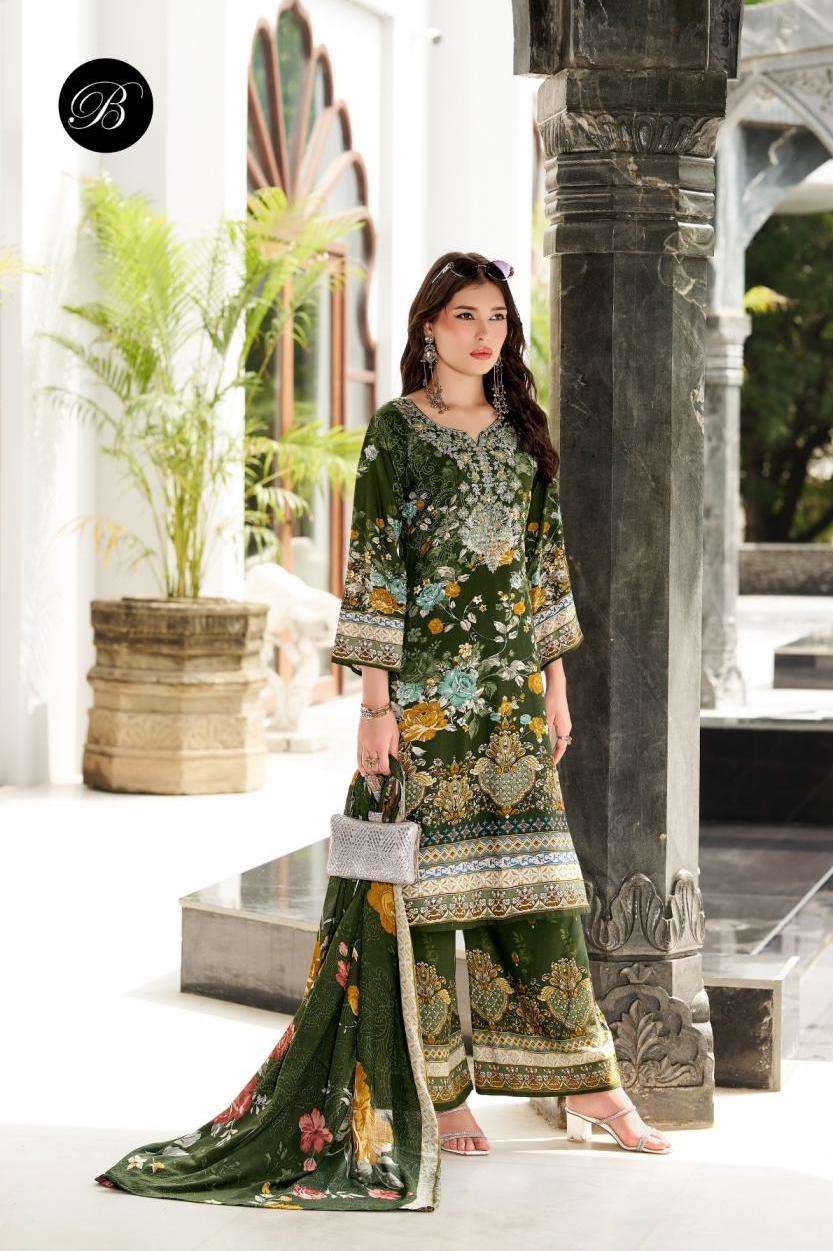 DILKHUSH VOL-4 SERIES 996 BY BELLIZA DESIGNER DIGITAL PRINTED AND EMBROIDERY WORK VISCOSE RAYON SUITS ARE AVAILABLE AT WHOLESALE PRICE