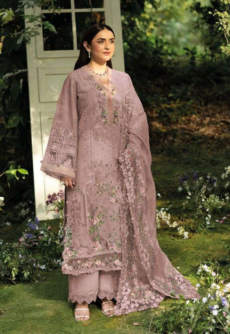 ELAF PREMIUM VOL-6 SERIES 2046M TO 2046Q BY DEEPSY DESIGNER EMBROIDERY WORK COTTON SUITS ARE AVAILABLE AT WHOLESALE PRICE