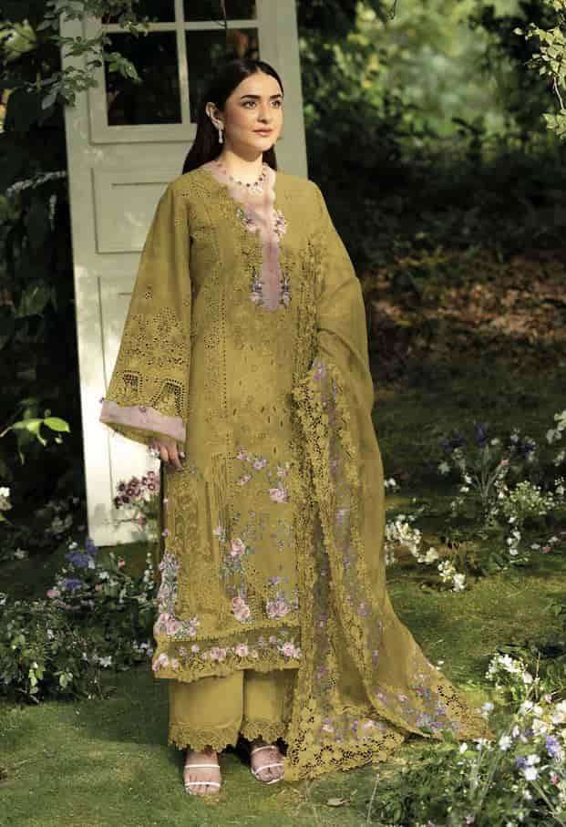 ELAF PREMIUM VOL-6 SERIES 2046R TO 2046U BY DEEPSY DESIGNER EMBROIDERY WORK COTTON SUITS ARE AVAILABLE AT WHOLESALE PRICE