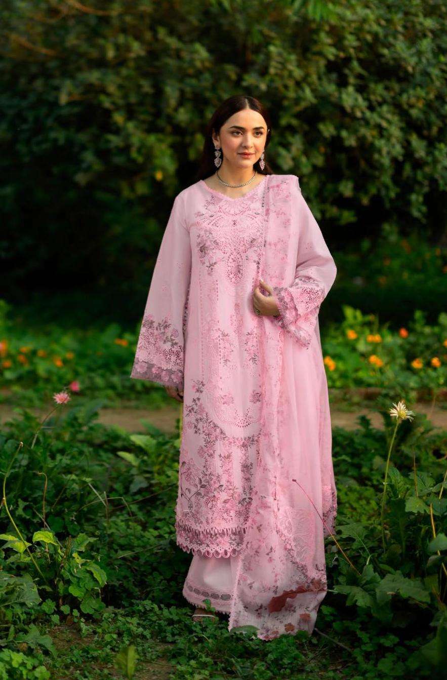 ELAF PREMIUM VOL-9 SERIES 2171 TO 2176 BY DEEPSY DESIGNER SELF EMBROIDERY WORK COTTON SUITS ARE AVAILABLE AT WHOLESALE PRICE