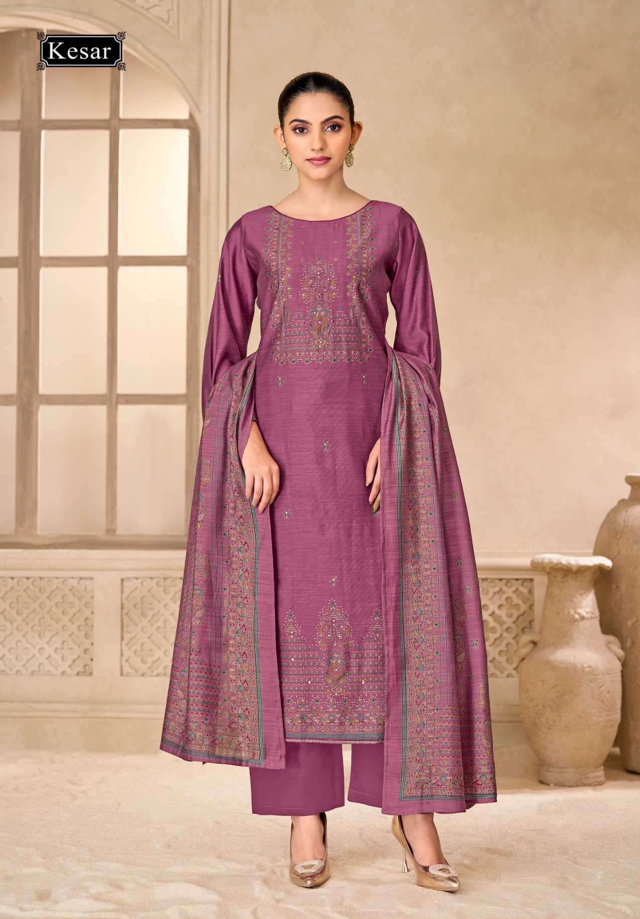 FIZA VOL-2 SERIES 2001 TO 2004 BY KESAR DESIGNER DIGITAL PRINT AND HAND WORK GADHWAL SUITS ARE AVAILABLE AT WHOLESALE PRICE