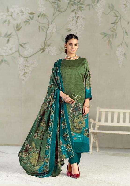 KAYKA SERIES 1222 BY RADHIKA AZARA DESIGNER PRINTED AND HAND WORK ZAM COTTON SUITS ARE AVAILABLE AT WHOLESALE PRICE