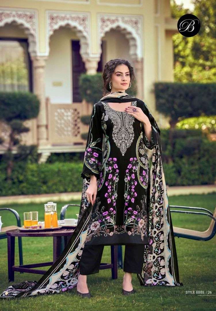 NAIRA VOL-154 SERIES 997 BY BELLIZA DESIGNER PRINTED AND WORK COTTON SUITS ARE AVAILABLE AT WHOLESALE PRICE
