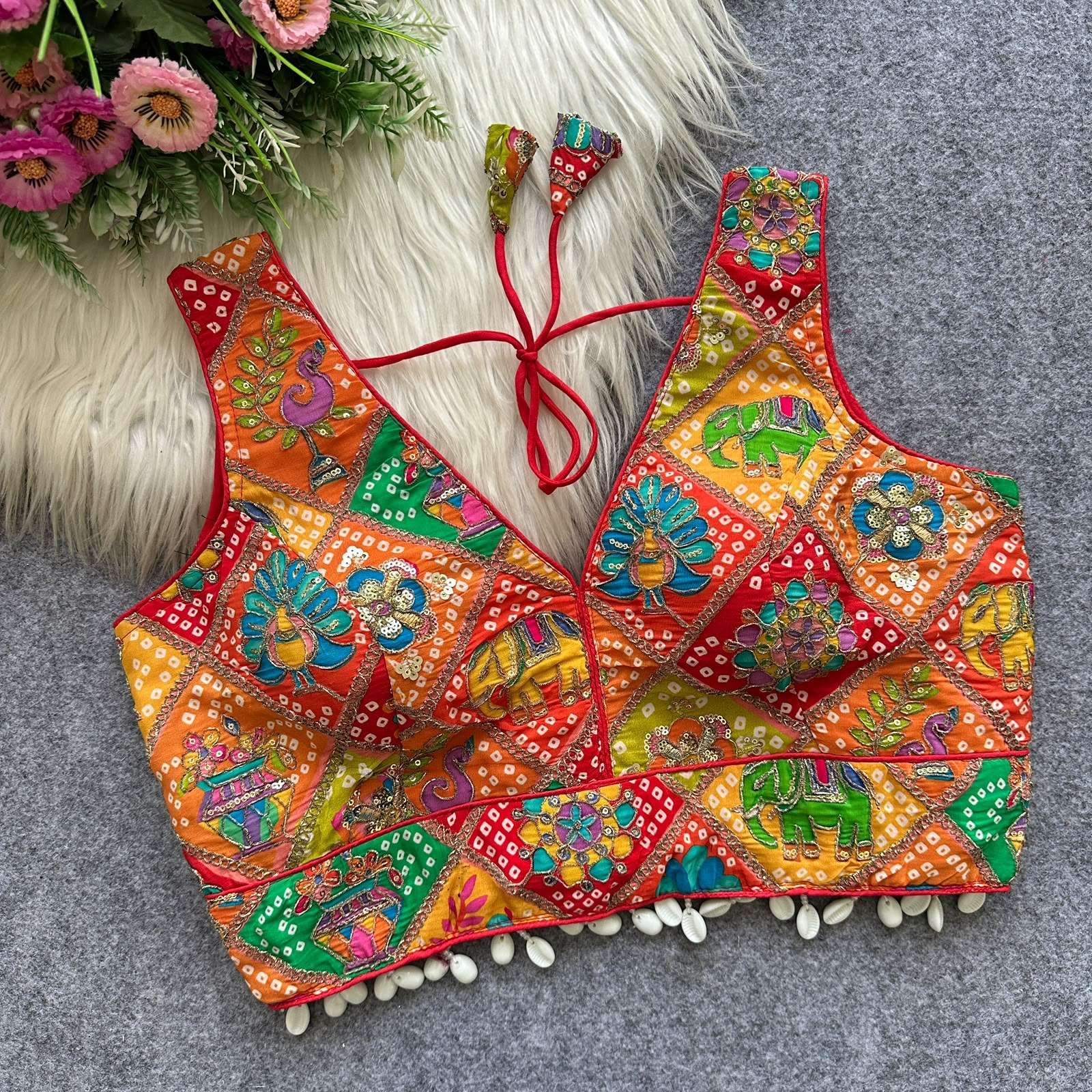 READYMADE BLOUSE SERIES 490 DESIGNER POSITION WORK SOFT CREPE SILK READYMADE BLOUSE ARE AVAILABLE AT WHOLESALE PRICE 