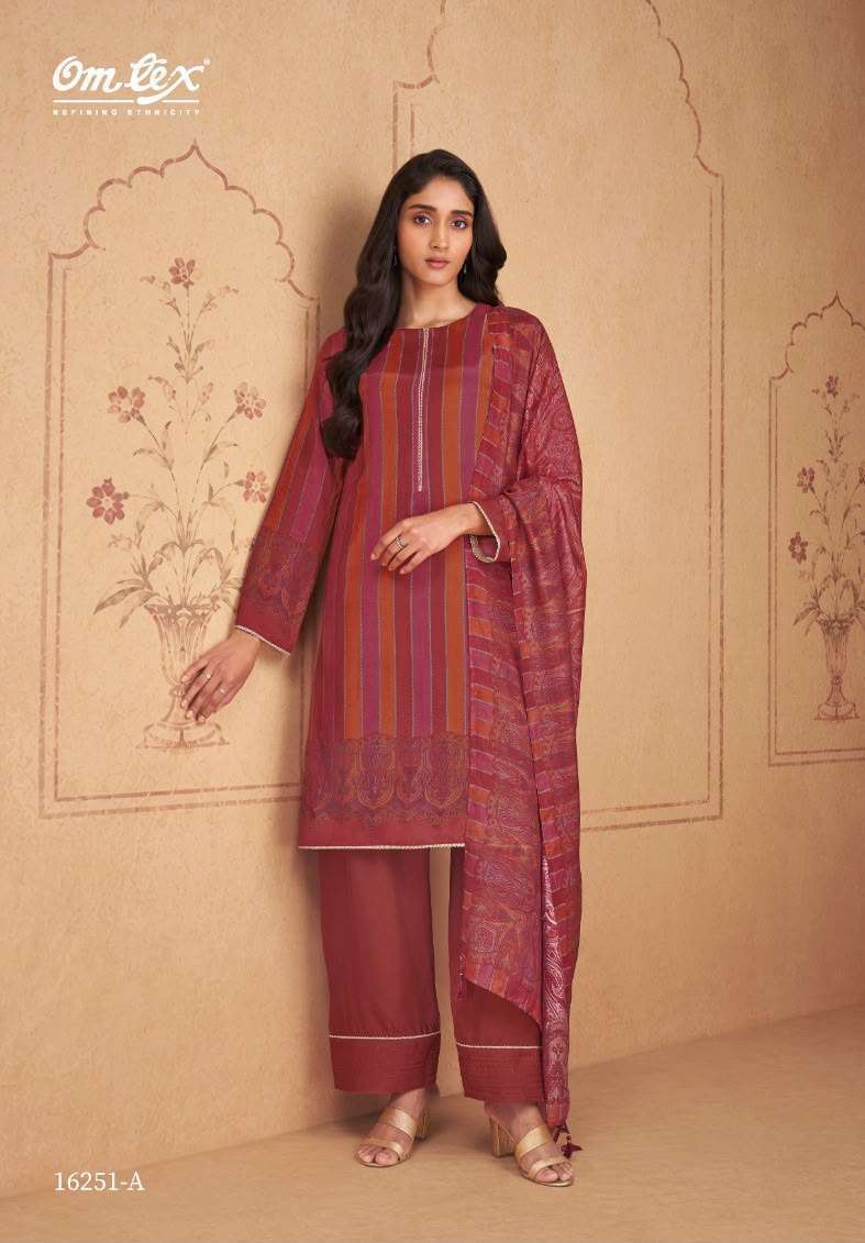 RENATA SERIES 16251 BY OMTEX DESIGNER DIGITAL PRINTED MUSLIN SILK SUITS ARE AVAILABLE AT WHOLESALE PRICE