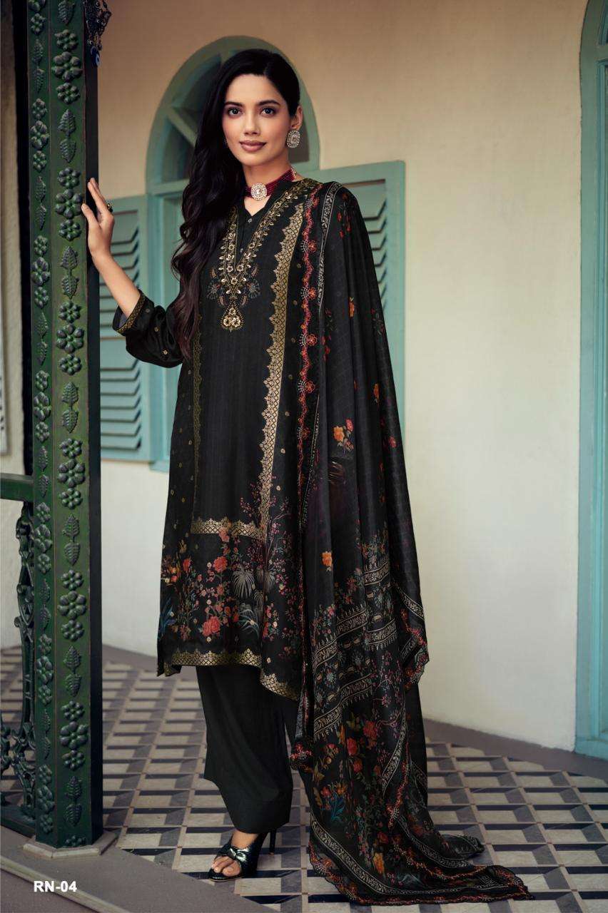 RESHAM NOOR SERIES 01 TO 04 BY VARSHA DESIGNER DIGITAL PRINTED AND HAND WORK VISCOSE WOVEN SILK SUITS ARE AVAILABLE AT WHOLESALE PRICE