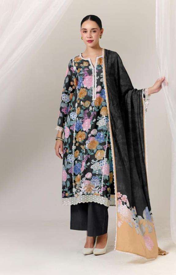 ROSA SERIES 991 TO 994 BY SOHNI KIMORA DESIGNER DIGITAL PRINTED AND REASHM EMBROIDERY WORK MUSLIN SUITS ARE AVAILABLE AT WHOLESALE PRICE