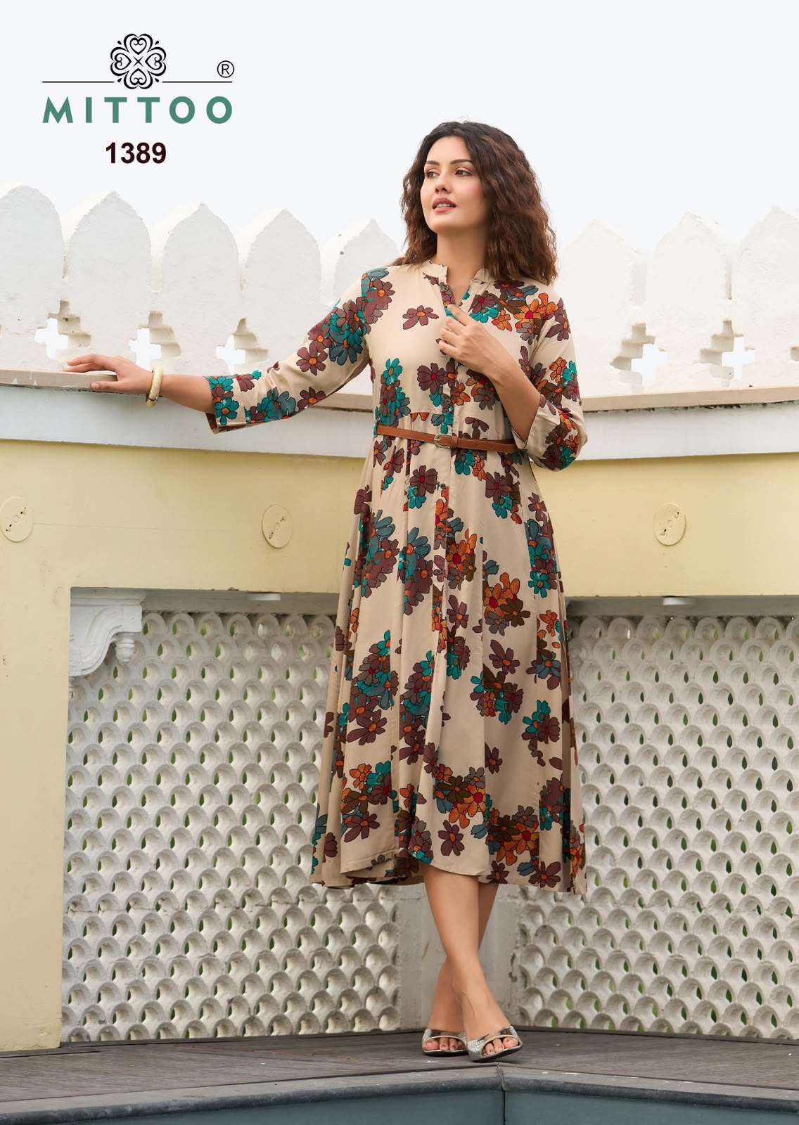 BELT VOL-28 SERIES 1385 TO 1390 KURTI BY MITTO DESIGNER PRINTED RAYON KURTIS ARE AVAILABLE AT WHOLESALE PRICE