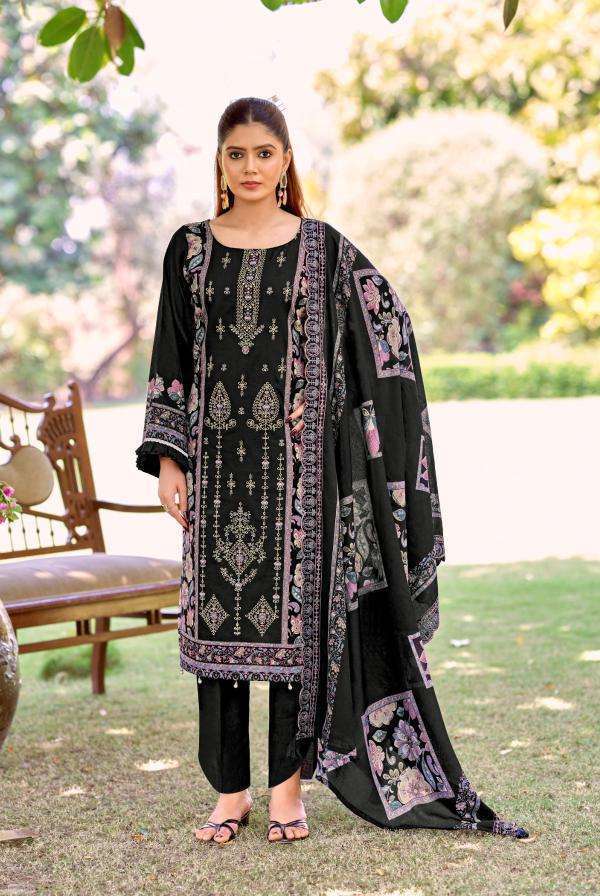BIN SAEED VOL-17 SERIES 1001 TO 1006 BY RINAZ ARTS DESIGNER PRINTED AND EMBROIDERY WORK CAMBRIC LAWN COTTON SUITS ARE AVAILABLE AT WHOLESALE PRICE