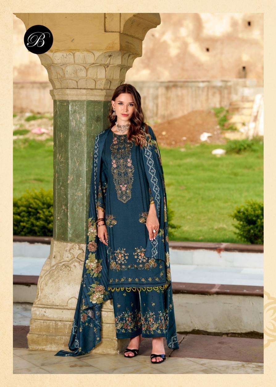 DILKHUSH VOL-6 SERIES 1007 BY BELLIZA DESIGNER DIGITAL PRINTED AND EMBROIDERY WORK VISCOSE RAYON SUITS ARE AVAILABLE AT WHOLESALE PRICE