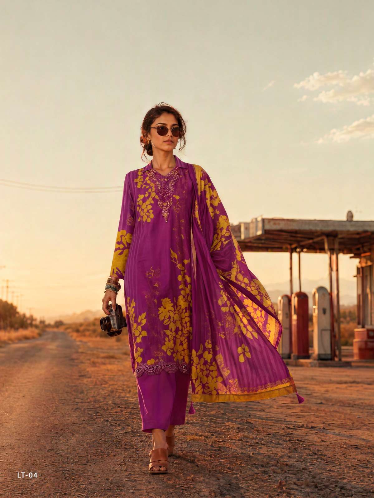 LETTERS FROM THE GARDEN SERIES 01 TO 04 BY VARSHA DESIGNER DIGITAL PRINTED AND EMBROIDERY WORK VISCOSE MUSLIN SUITS ARE AVAILABLE AT WHOLESALE PRICE 