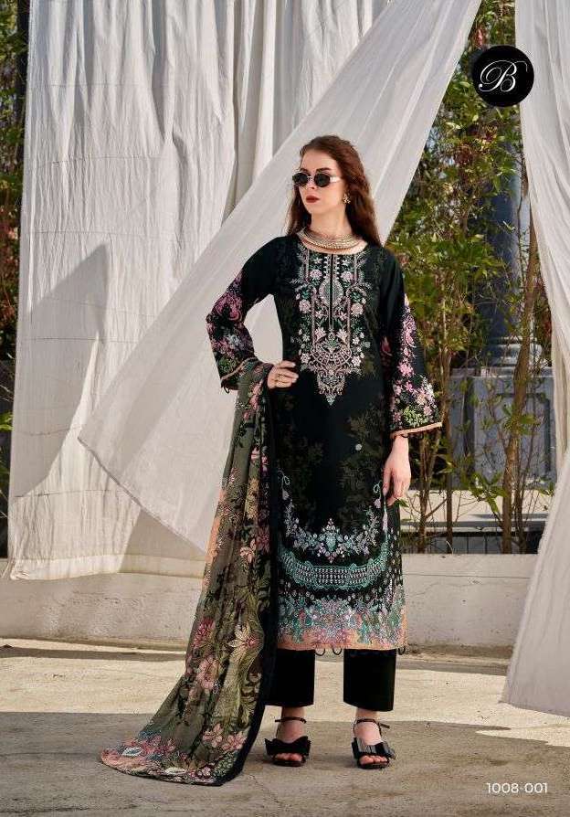 NAIRA VOL-157 SERIES 1008 BY BELLIZA DESIGNER PRINTED AND WORK COTTON SUITS ARE AVAILABLE AT WHOLESALE PRICE