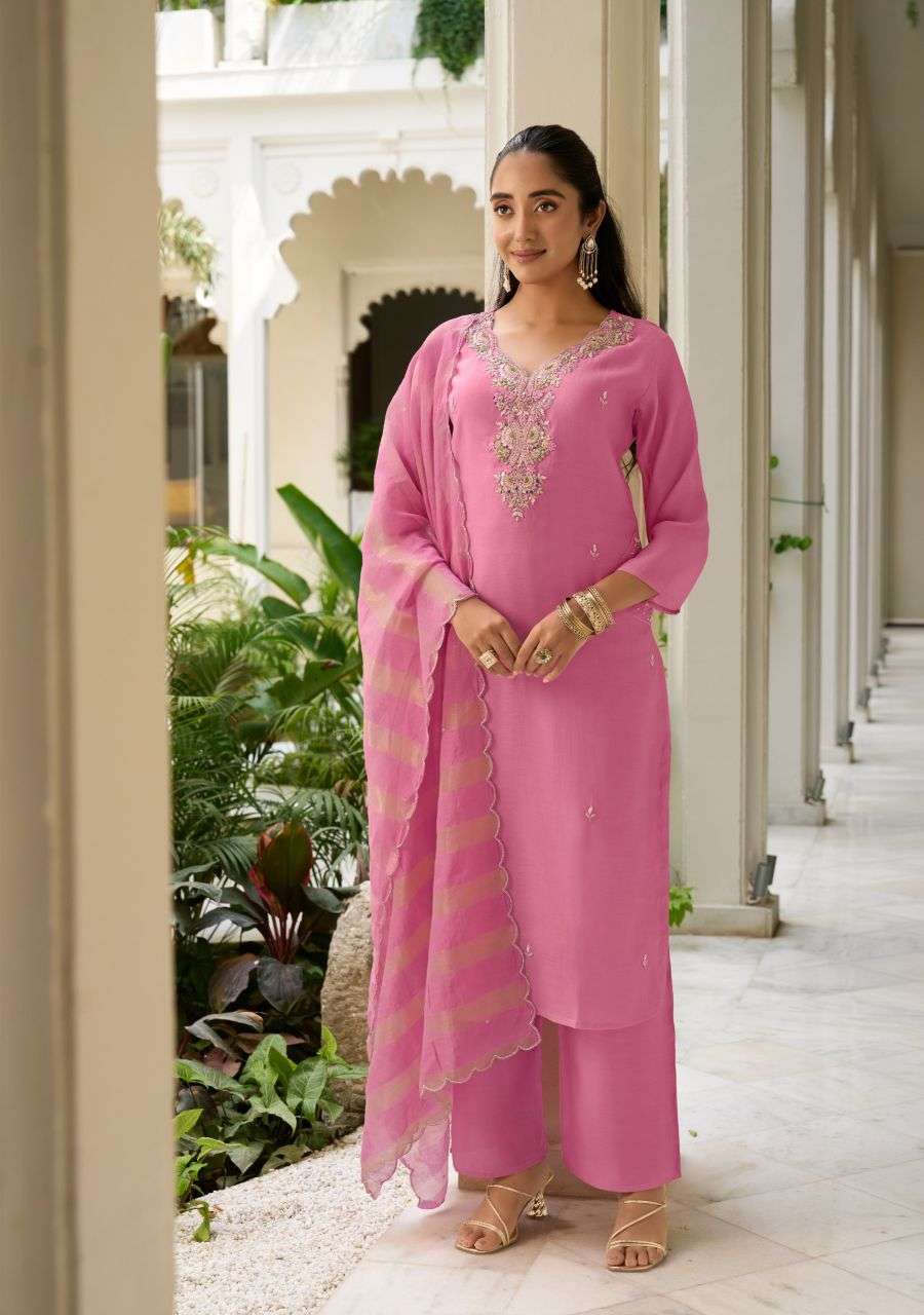 SHARARAT VOL-10 SERIES 6701 TO 6706 BY ANJU FABRICS DESIGNER HAND WORK MUL CHANDERI TOP WITH BOTTOM AND DUPATTA ARE AVAILABLE AT WHOLESALE PRICE 