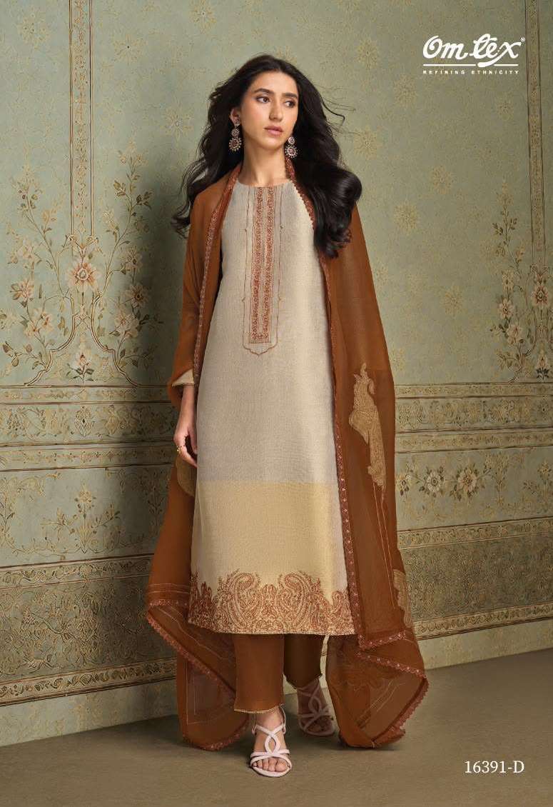ALINA SERIES 17391 BY OMTEX DESIGNER ZARI EMBROIDERY WORK KANJIVARAM SILK SUITS ARE AVAILABLE AT WHOLESALE PRICE